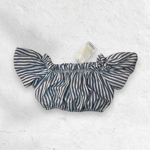 pull&bear bandeau crop top